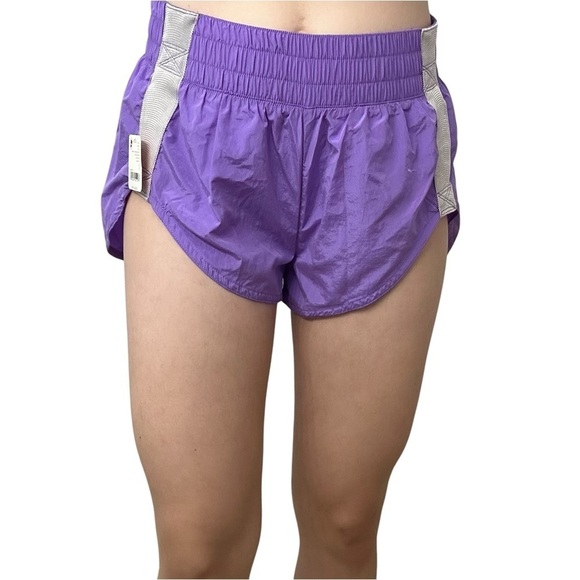 Free People Shorts Berry Purple Running Workout Exercise Athletic Size Small New - Picture 2 of 8